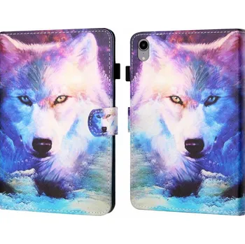 Pouzdro na tablet VSECHNONAMOBIL 57563 ART Zaklápací obal Apple iPad (A16) 2025 / iPad 2022 WOLF