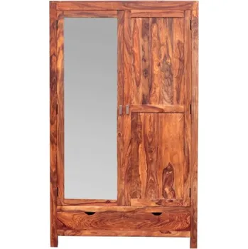 Šatní skříň Indický nábytek - Skříň 120x200x60 Amba z indického masivu palisandr Super natural