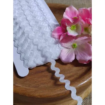 Krajka Hadovka šíře 5 mm bílá