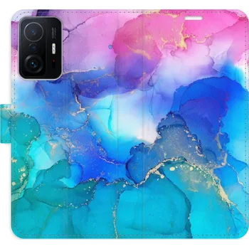 Pouzdro na mobilní telefon Flipové pouzdro iSaprio - BluePink Paint - Xiaomi 11T / 11T Pro