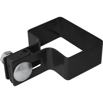 Příslušenství pro plot Objímka koncová na sloupek ZnPVC 60x40mm černá