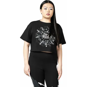 Dámské tričko tričko dámské - Danse Macabre Crop - KILLSTAR - KSRA008599 - XXL