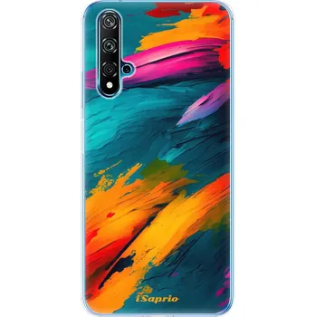 Pouzdro na mobilní telefon Odolné silikonové pouzdro iSaprio - Blue Paint - Huawei Nova 5T
