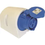 PCE 113-6 zásuvka nástěnná 3pólová 16 A modrá