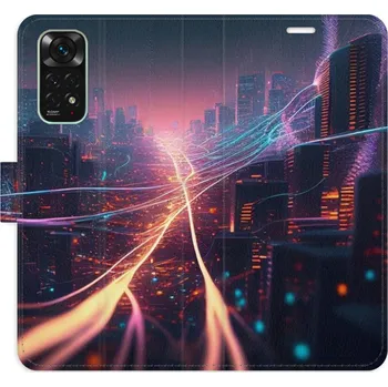 Pouzdro na mobilní telefon Flipové pouzdro iSaprio - Modern City - Xiaomi Redmi Note 11 / Note 11S
