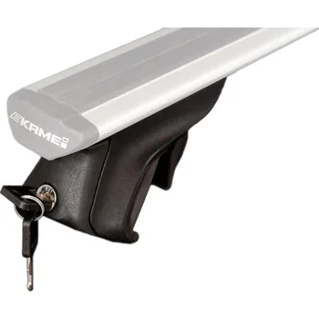 Příčník na automobil Patky na tyče příčníků na klasické / integrované podélníky Kamei - uzamykatelné