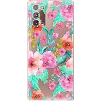 Pouzdro na mobilní telefon Odolné silikonové pouzdro iSaprio - Flower Pattern 01 - Samsung Galaxy Note 20