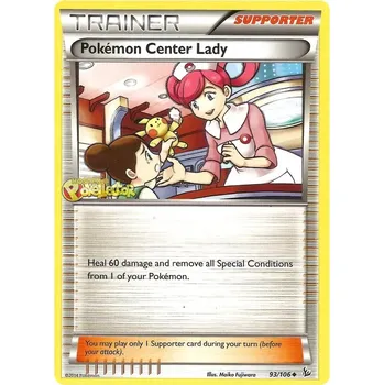 Karetní hra Pokémon Center Lady 093/106 - Flashfire Typ karty: Non-Holo