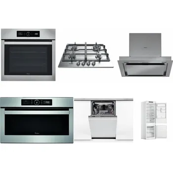 Set domácích spotřebičů WHIRLPOOL ABSOLUTE AKZ9 6230 IX + WHIRLPOOL TKRL 661 IX EU + WHIRLPOOL AKR 860 IX + WHIRLPOOL ABSOLUTE AMW 730 IX + WHIRLPOOL WSIO 3O34 PFE X + WHIRLPOOL WHC18 T311