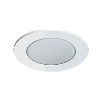 PANLUX Pevný LED podhled SPOTLIGHT IP65 ROUND bodovka, bílá - teplá