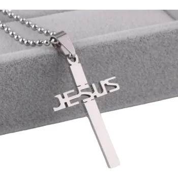 Přívěsek Miranda Nerezový křížek Jesus J12