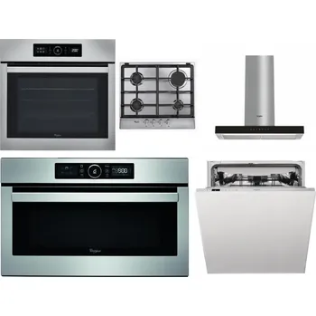 Set domácích spotřebičů WHIRLPOOL ABSOLUTE AKZ9 6230 IX + WHIRLPOOL AKR 351/IX + WHIRLPOOL WHBS 62F LT K + WHIRLPOOL ABSOLUTE AMW 730 IX + WHIRLPOOL WIC 3C33 PFE