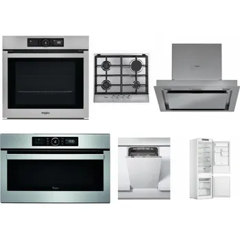Set domácích spotřebičů WHIRLPOOL AKZ9 9480 IX + WHIRLPOOL AKR 351/IX + WHIRLPOOL AKR 860 IX + WHIRLPOOL ABSOLUTE AMW 730 IX + WHIRLPOOL WSIC 3M27 C + WHIRLPOOL WHC18 T311