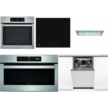Set domácích spotřebičů WHIRLPOOL ABSOLUTE AKZ9 6230 IX + WHIRLPOOL WS Q2760 BF + WHIRLPOOL AKR 650/1 IX + WHIRLPOOL ABSOLUTE AMW 730 IX + WHIRLPOOL WSIO 3O34 PFE X