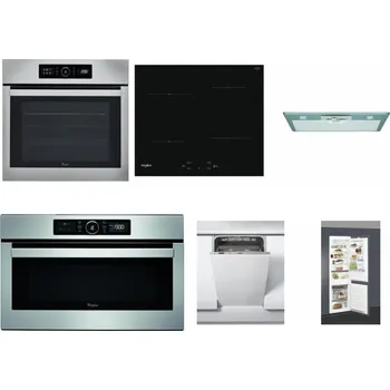 Set domácích spotřebičů WHIRLPOOL ABSOLUTE AKZ9 6230 IX + WHIRLPOOL WS Q2760 BF + WHIRLPOOL AKR 650/1 IX + WHIRLPOOL ABSOLUTE AMW 730 IX + WHIRLPOOL WSIC 3M27 C + WHIRLPOOL ART 66112