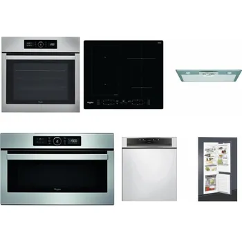 Set domácích spotřebičů WHIRLPOOL ABSOLUTE AKZ9 6230 IX + WHIRLPOOL WL B8160 NE + WHIRLPOOL AKR 650/1 IX + WHIRLPOOL ABSOLUTE AMW 730 IX + WHIRLPOOL WBC 3C34 PF X + WHIRLPOOL ART 65031