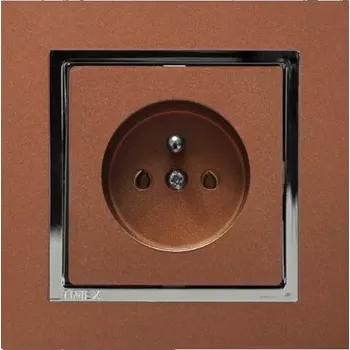 Stavebniny Timex Kompletní zásuvka Magic měď + chrom