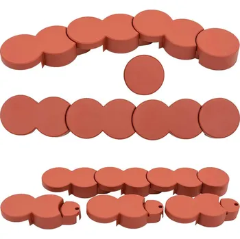 Zahradní dekorace Zahradní oblouková palisáda 12ks - 200 cm TERRACOTTA