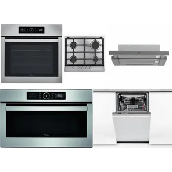 Set domácích spotřebičů WHIRLPOOL ABSOLUTE AKZ9 6230 IX + WHIRLPOOL AKR 351/IX + WHIRLPOOL AKR 749/1 IX + WHIRLPOOL ABSOLUTE AMW 730 IX + WHIRLPOOL WSIO 3O34 PFE X
