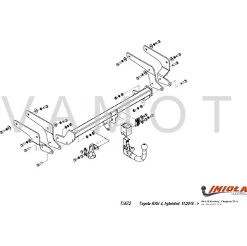 Tažné zařízení Tažné zařízení Toyota RAV-4 bajonet