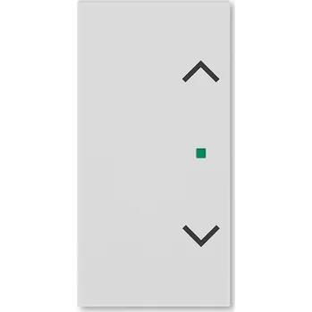 Jistič ABB Kryt LEVIT 6220H-A02002 16 2násobný levý/pravý, symbol žaluzie; šedá 6220H-A02002 16