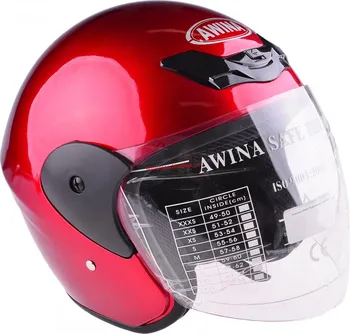 Helma na motorku Awina TN-8661 červená XXXS
