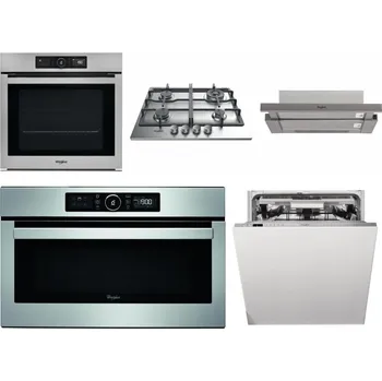 Set domácích spotřebičů WHIRLPOOL AKZ9 9480 IX + WHIRLPOOL TKRL 661 IX EU + WHIRLPOOL AKR 5390/1 IX + WHIRLPOOL ABSOLUTE AMW 730 IX + WHIRLPOOL WIO 3T133 PLE