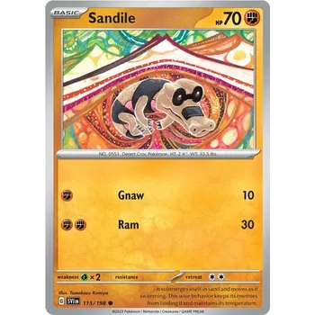 Karetní hra Sandile 115/198 - Scarlet & Violet Typ karty: Non-Holo