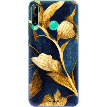 Pouzdro na mobilní telefon Odolné silikonové pouzdro iSaprio - Gold Leaves - Huawei P40 Lite E