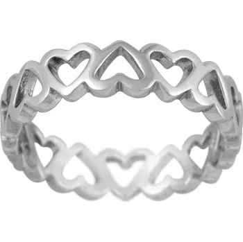 Prsten Stříbrný prsten Ag 2,5 g Srdce, Láska, Love 53