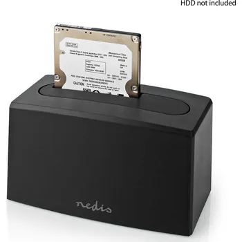 Nedis DOKOVACÍ STANICE | USB 3.2 Gen1 | USB-A | 1 DISK 2.5 / 3.5 "