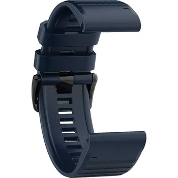 Příslušenství k chytrým hodinkám Silikonový řemínek EasyFit/QuickFit 26 mm na Garmin watch Tmavě modrá