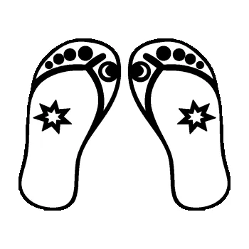 Samolepící dekorace SAMOLEPKA Botičky 001 plážové žabky (01 - černá) NA AUTO, NÁLEPKA, FÓLIE, POLEP, TUNING, VLASTNÍ TEXT, TISK, AUTOSAMOLEPKY.cz, POLEPY, OBRÁZEK, LOGO, SAMOLEPKY