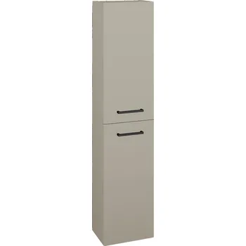 Koupelnový nábytek Dřevojas Vysoká skříň DOOR SV1D2 35 - L04 Béžová vysoký lesk / Úchytka T06 / L04 Béžová vysoký lesk / Pravé