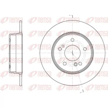 Brzdový kotouč Brzdový kotouč REMSA 6467.00