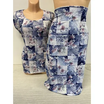 Dámský kostýmek Dámské kostýmy, Barva Světle modrá, Velikost 38 - na zakázku, Materiál 98% Polyester 2% Lycra