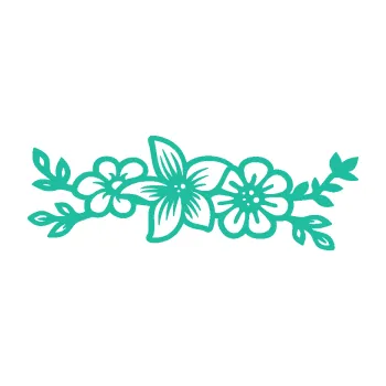 Samolepící dekorace Květina dekor 037 pravá (25 - tyrkysová) SAMOLEPKA NA AUTO, NÁLEPKA, FÓLIE, POLEP, TUNING, VLASTNÍ TEXT, TISK, AUTOSAMOLEPKY.cz, POLEPY, OBRÁZEK, LOGO, 3D STICKERS