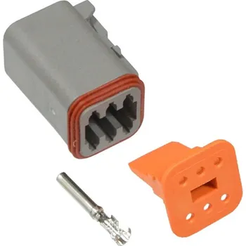 Elektrický konektor Konektor DEUTSCH 6. pinů (Samice) - Kompletní sada