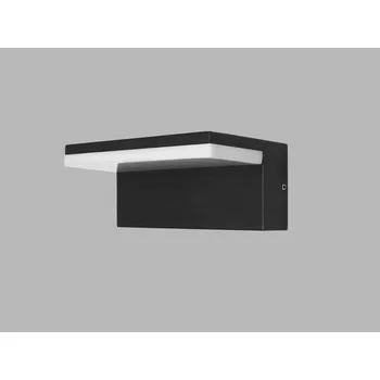 Venkovní osvětlení LED2 5400154 Nástěnné venkovní svítidlo HUGO II, A 9W 3000K/4000K antracit