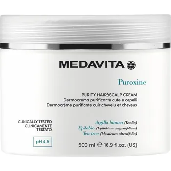 Vlasová regenerace Medavita PUROXINE Krém před mytím vlasů proti lupům čisticí 500ml