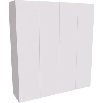Šatní skříň Skříň GRANDE 200 - š. 200 x v. 220 Varianta: Skříň GRANDE - dotykové otevírání, Dekor: Bílá