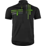 Pánský volný cyklistický dres Etape FREETIME, černá/zelená Velikost: L