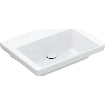 Umyvadlo Villeroy & Boch Subway 3.0 umyvadlo 65x47 cm, bez otvoru pro baterii, bez přepadu, CeramicPlus, bílá Alpin (4A7068R1)