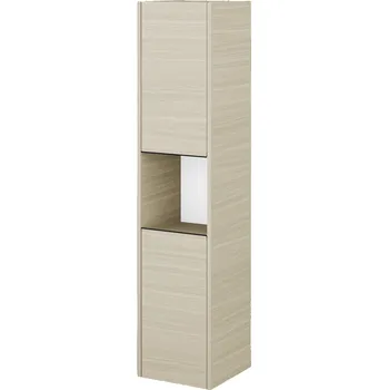 Koupelnový nábytek Dřevojas Vysoká skříň BONO SVD2O 35 - D04 Dub / Úchytka T33 / D04 Dub / Levé