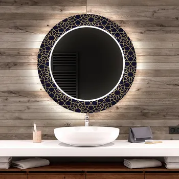 Zrcadlo Artforma Ornament 60 cm bílá