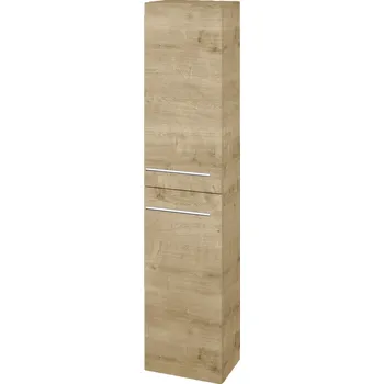 Koupelnový nábytek Dřevojas Vysoká skříň DOS SV1D2 35 - D09 Arlington / Úchytka T02 / D09 Arlington / Levé