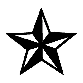 Samolepící dekorace SAMOLEPKA Hvězda námořní (01 - černá) NA AUTO, NÁLEPKA, FÓLIE, POLEP, TUNING, VLASTNÍ TEXT, TISK, AUTOSAMOLEPKY.cz, POLEPY, OBRÁZEK, LOGO, SAMOLEPKY