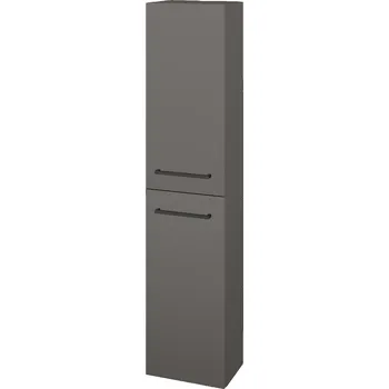 Koupelnový nábytek Dřevojas Vysoká skříň DOS SV1D2 35 - N06 Lava / Úchytka T06 / N06 Lava / Levé