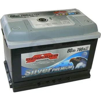 Autobaterie SZNAJDER SILVER Premium 12V 80Ah 760A
