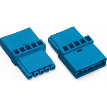 Elektrická zásuvka WAGO WAGO GmbH & Co. KG síťová spojka síťová zástrčka - síťová zásuvka Počet kontaktů: 5 modrá 50 ks